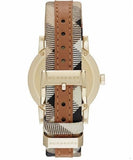 Burberry The City Gold Dial Brown Leather Strap Watch for Women - BU9133 Authentic Buy Shop Now