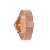 Calvin Klein Minimal Black Dial Rose Gold Mesh Bracelet Watch for Men - K3M2162Y Authentic Buy Shop Now
