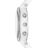 Michael Kors Parker White Dial White Leather Strap Watch for Women - MK5848 Authentic Buy Shop Now
