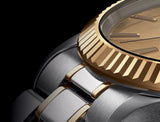 Tudor Style Automatic Gold Dial Two Tone Steel Strap Watch for Men - M12713-0001 Authentic Buy Shop Now