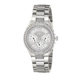 Guess Viva Quartz Silver Dial Silver Steel Strap Watch For Women - W0111l1 Authentic Buy Shop Now