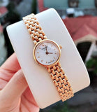 Tissot T Lady Lovely Silver Dial Rose Gold Steel Strap Watch For Women - T058.009.33.031.01 Authentic Buy Shop Now