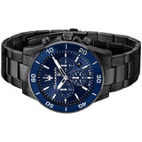 Maserati Competizione Chronograph Blue Dial Black Steel Strap Watch For Men - R8873600005 Authentic Buy Shop Now