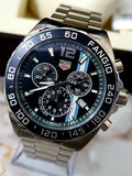 Tag Heuer Formula 1 Chronograph Black Dial Silver Steel Strap Watch for Men - CAZ101H.BA0842 Authentic Buy Shop Now
