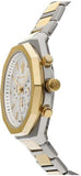 Maserati Stile Chronograph White Dial Two Tone Steel Strap Watch For Men - R8873642009 Authentic Buy Shop Now