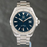 Tag Heuer Aquaracer Automatic Blue Dial Silver Steel Strap Watch for Men - WAY2112.BA0928 Authentic Buy Shop Now