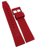 Tommy Hilfiger Denim Quartz Red Dial Red Rubber Strap Watch for Men - 1791323 Authentic Buy Shop Now