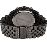 Michael Kors Lexington Chronograph Black Dial Black Steel Strap Watch For Women - MK5709 Authentic Buy Shop Now