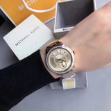Michael Kors Madelyn Quartz Gold Dial Gold Steel Strap Watch For Women - MK6287 Authentic Buy Shop Now