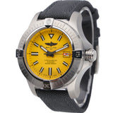 Breitling Avenger Automatic 45 Seawolf Yellow Dial Black Nylon Strap Watch for Men - A17319101I1X1 Authentic Buy Shop Now
