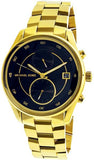 Michael Kors Blair Quartz Black Dial Gold Steel Strap Watch For Women - MK6497 Authentic Buy Shop Now