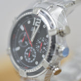 Guess Circuit Chronograph Black Dial Silver Steel Strap Watch For Men - W0968G1 Authentic Buy Shop Now