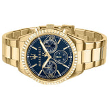 Maserati Competizione Chronograph Blue Dial Gold Steel Strap Watch For Men - R8853100026 Authentic Buy Shop Now