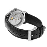 Gucci G Timeless Automatic Silver Dial Black Leather Strap Unisex Watch - YA126468 Authentic Buy Shop Now