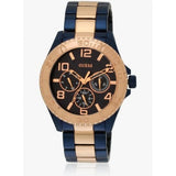Guess BFF Multifunction Blue Dial Two Tone Steel Strap Watch for Women - W0231L6 Authentic Buy Shop Now