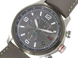 Gucci G Timeless Chronograph Grey Dial Grey Leather Strap Watch For Men - YA126242 Authentic Buy Shop Now