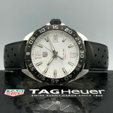 Tag Heuer Formula 1 Quartz White Dial Black Rubber Strap Watch for Men - WAZ1111.FT8023 Authentic Buy Shop Now