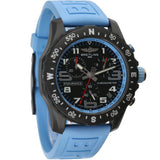 Breitling Endurance Pro Black Dial Light Blue Rubber Strap Watch for Men - X82310281B1S1 Authentic Buy Shop Now