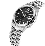 Citizen Tsuyosa Automatic Black Dial Silver Steel Strap Watch For Men - NJ0150-81E Authentic Buy Shop Now