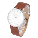 Coach Charles Silver Dial Brown Leather Strap Watch for Men - 14602152 Authentic Buy Shop Now