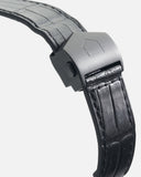 Tag Heuer Monaco Automatic Chronograph Black Dial Black Leather Strap Watch for Men - CBL2180.FC6497 Authentic Buy Shop Now