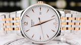 Tissot T Classic Tradition White Dial Two Tone Mesh Bracelet Watch For Men - T063.610.22.037.01 Authentic Buy Shop Now