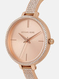 Michael Kors Jaryn Quartz Rose Gold Dial Rose Gold Steel Strap Watch For Women - MK3785 Authentic Buy Shop Now