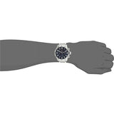 Tommy Hilfiger Trent Chronograph Blue Dial Silver Steel Strap Watch for Men - 1791053 Authentic Buy Shop Now