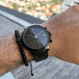 Tommy Hilfiger Daniel Black Dial Black Steel Strap Watch for Men - 1710414 Authentic Buy Shop Now