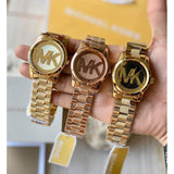 Michael Kors Runway Gold Dial Gold Steel Strap Watch for Women - MK5473 Authentic Buy Shop Now