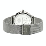 Armani Exchange Lola Analog Silver Dial Silver Mesh Strap Watch For Women - AX5535 Authentic Buy Shop Now
