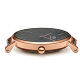 Daniel Wellington Classic Petite Bristol Black Dial Brown Leather Strap Watch For Women - DW00100165 Authentic Buy Shop Now