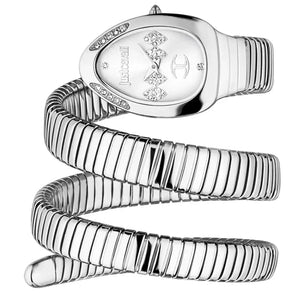 Just Cavalli Vezzoso Silver Dial Silver Steel Strap Watch for Women - JC1L230M0015 Authentic Buy Shop Now