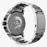 Diesel Mr. Daddy Chronograph Silver Dial Silver Steel Strap Watch For Men - DZ7421 Authentic Buy Shop Now