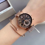 Michael Kors Sawyer Rose Gold Dial Rose Gold Steel Strap Watch for Women - MK6226 Authentic Buy Shop Now