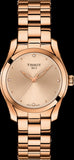 Tissot T Wave Rose Gold Dial Rose Gold Steel Strap Watch For Women - T112.210.33.456.00 Authentic Buy Shop Now