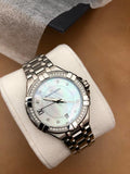 Maurice Lacroix Aikon White Mother of Pearl Dial Silver Steel Strap Watch for Women - A11006-SD502-170-1 Authentic Buy Shop Now