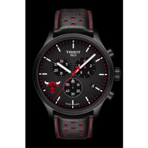 Tissot T Sport Chrono XL NBA Teams Special Chicago Bulls Edition Black Dial Black Leather Strap Watch for Men - T116.617.36.051.00 Authentic Buy Shop Now