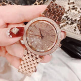 Michael Kors Darci Rose Gold Dial Rose Gold Steel Strap Watch for Women - MK3439 Authentic Buy Shop Now
