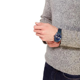 Fossil Machine Blue Dial Blue Steel Strap Watch for Men - FS5231 Authentic Buy Shop Now