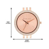 Michael Kors Darci Rose Gold Dial with Diamonds Rose Gold Stainless Steel Strap Watch for Women - MK3192 Authentic Buy Shop Now