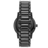 Emporio Armani Meccanico Automatic Grey Dial Grey Steel Strap Watch For Men - AR60029 Authentic Buy Shop Now