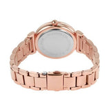 Michael Kors Abbey Three-Hand Analog Crystals Rose Gold Dial Rose Gold Steel Strap Watch for Women - MK4617 Authentic Buy Shop Now