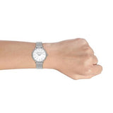 Michael Kors Pyper Quartz Mother of Pearl White Dial Silver Mesh Strap Watch For Women - MK4618 Authentic Buy Shop Now