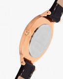 Daniel Wellington Classic Petite York Black Dial Brown Leather Strap Watch For Women - DW00100170 Authentic Buy Shop Now