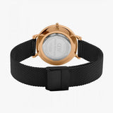 Daniel Wellington Petite Ashfield Black Dial Black Mesh Strap Watch For Women - DW00100245 Authentic Buy Shop Now