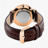 Daniel Wellington Classic Bristol White Dial Brown Leather Strap Watch For Women - DW00100039 Authentic Buy Shop Now