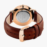Daniel Wellington Classic St Mawes White Dial Brown Leather Strap Watch For Men - DW00100006 Authentic Buy Shop Now