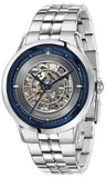 Maserati Ricordo Automatic Skeleton Silver Dial Silver Steel Strap Watch For Men - R8823133005 Authentic Buy Shop Now