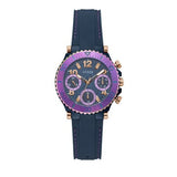 Guess Cosmic Multifunction Blue Dial Blue Silicone Strap Watch For Women - GW0466L2 Authentic Buy Shop Now